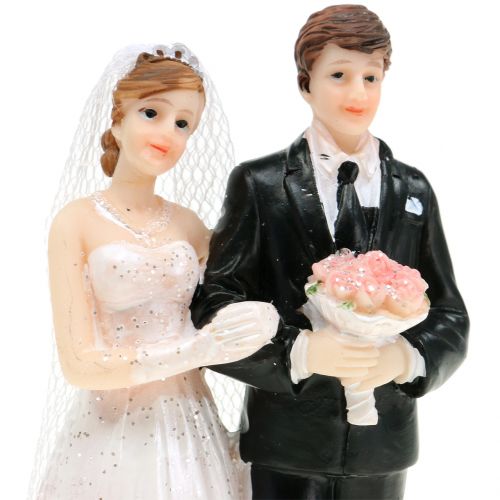 Floristik24 Figura nupcial pareja boda 10cm