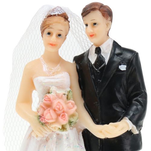 Artículo Pareja nupcial, pareja de novios 10,5 cm.