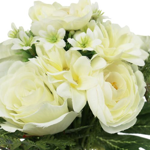 Floristik24 Ramo de Novia Blanco Ø30cm H 28cm