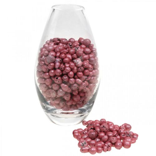 Perlas decorativas brillantes gránulos de perla roja 4-8 mm 330 ml