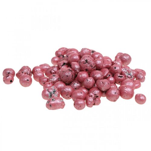 Perlas decorativas brillantes gránulos de perla roja 4-8 mm 330 ml