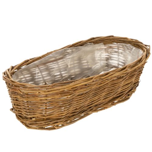 Cesta para pan ovalada de aproximadamente 30 cm sin pelar comprar | Floristik24.es