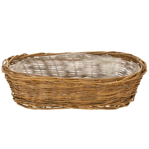 Cesta para pan ovalada de aproximadamente 30 cm sin pelar | Floristik24.es