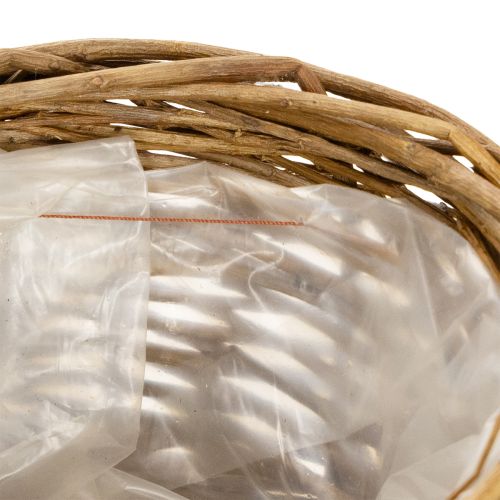 Cesta para pan ovalada de aproximadamente 30 cm sin pelar | Floristik24.es