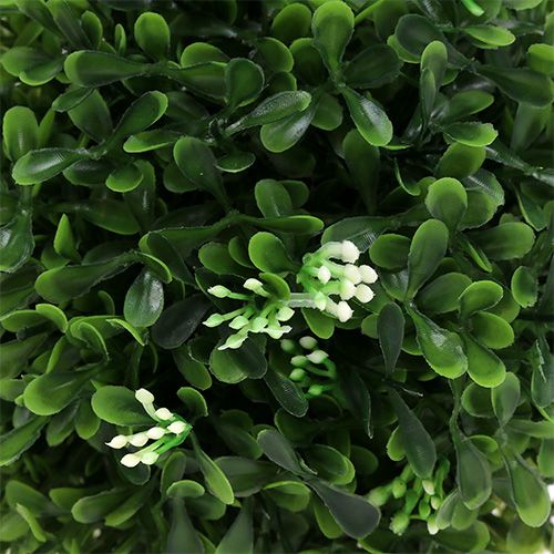 Floristik24 Bola de boj con flores bola decorativa verde Ø15cm 1ud