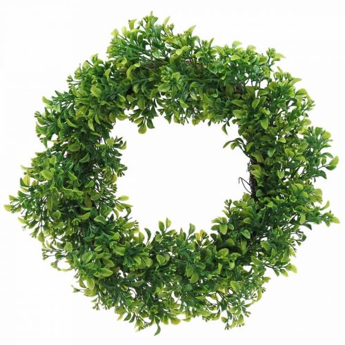 Floristik24 Corona de boj corona artificial deco verde Ø41cm