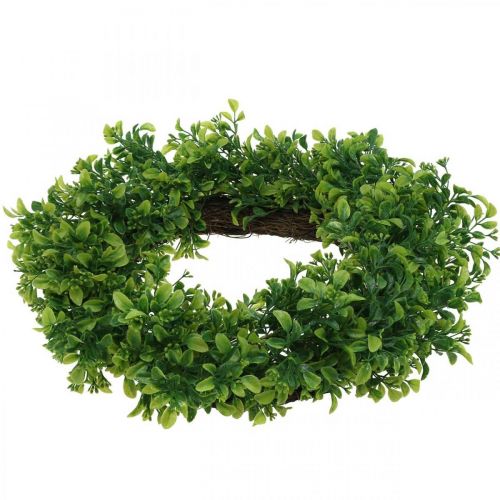 Floristik24 Corona de boj corona artificial deco verde Ø41cm