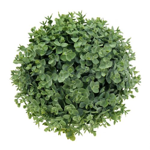 Floristik24 Bola de boj artificial verde Ø23cm