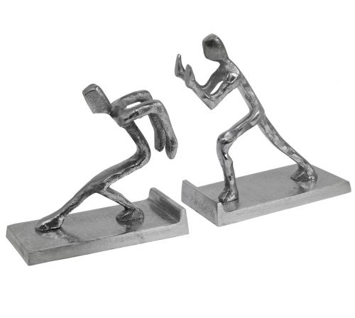 Floristik24 Sujetalibros figura sujetalibros metal H15/18cm juego de 2