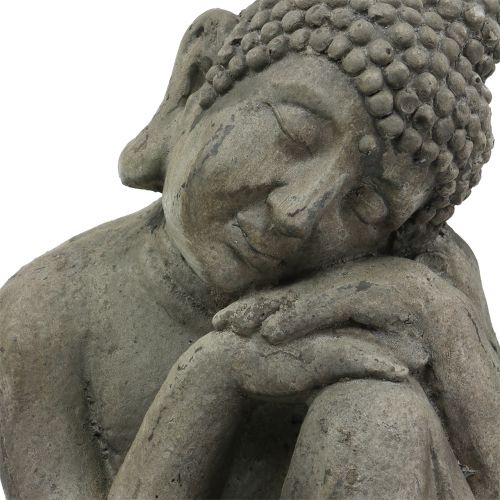 Floristik24 Escultura de Buda H40cm