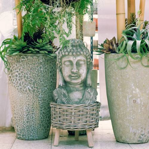 Floristik24 Cabeza de Buda Al 55cm