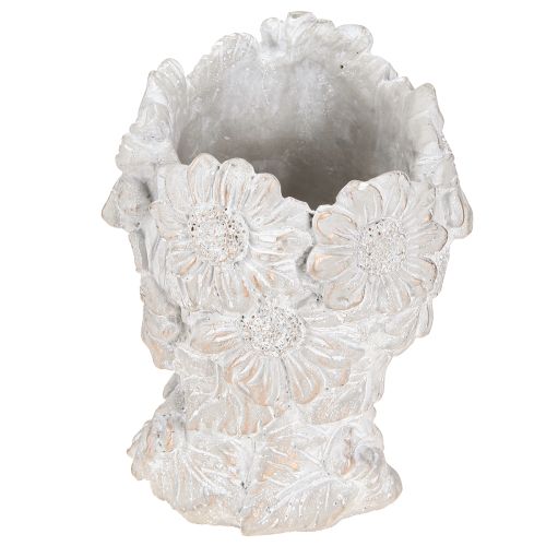Artículo Busto de piedra fundida escultura mujer jardinera antigua H21,5cm