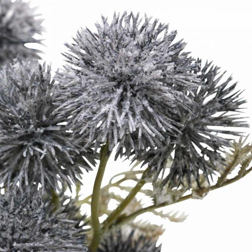 Floristik24 Cardo artificial Cardo globo azul L33cm 3pcs