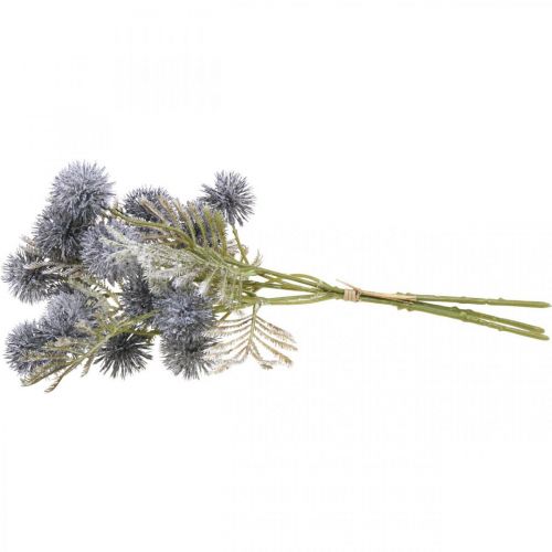 Floristik24 Cardo artificial Cardo globo azul L33cm 3pcs