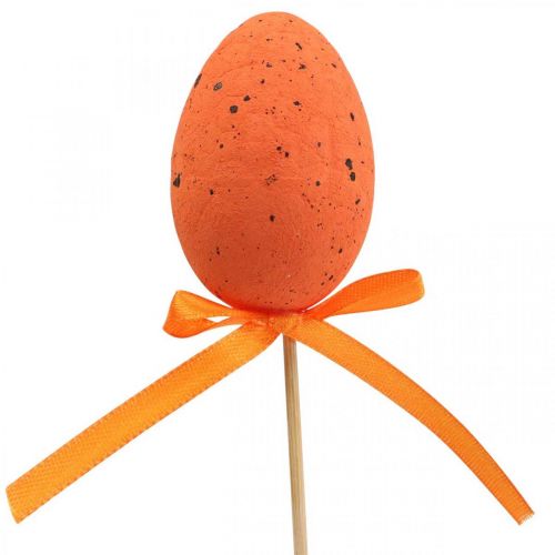 Floristik24 Coloridos huevos de Pascua tapones de plantas de plástico H6cm 24pcs