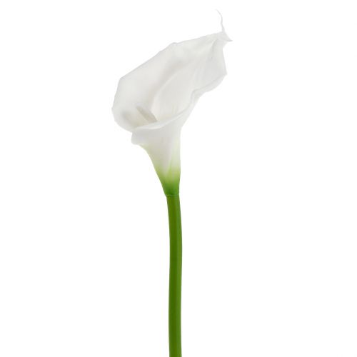 Floristik24 Calla artificial blanco 67cm