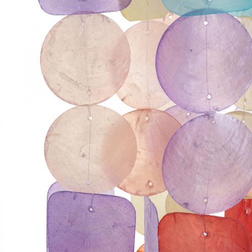 Floristik24 Carillón de viento Capiz decoración colgante conchas nácar Ø14cm 67cm