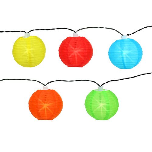 Linternas de China con 20 LED de colores 9.5m