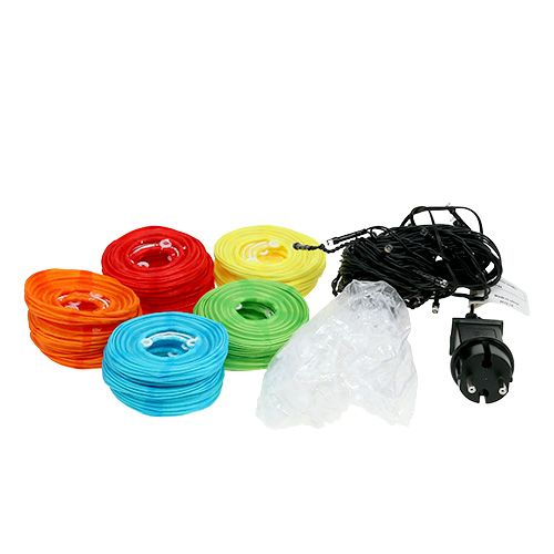 Floristik24 Linternas de China con 20 LED de colores 9.5m