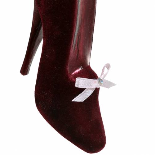 Floristik24 Bombas Árbol de Navidad Burdeos 11cm 2pcs