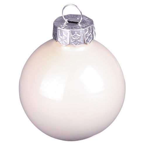 Floristik24 Bolas para árboles de Navidad bolas de cristal para árboles Berry Mix Ø5cm 24 piezas Berry rosa beige crema brillante