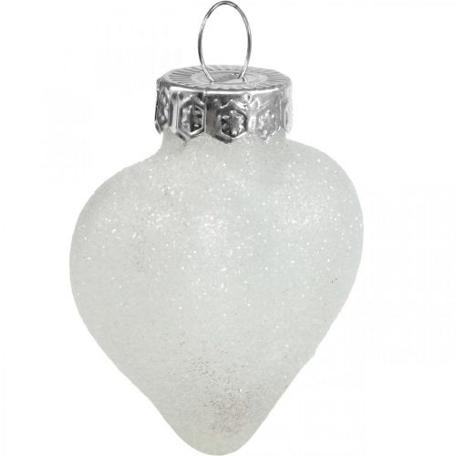 Floristik24 Adornos para árboles de Navidad de cristal Adornos para árboles de Navidad pastel 12 piezas