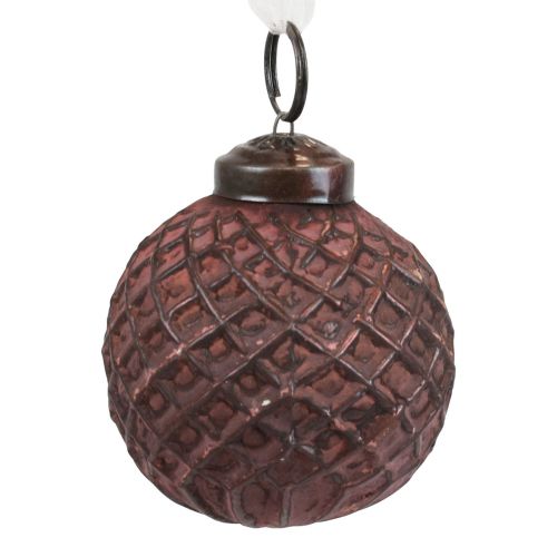 Artículo Adornos para árboles de Navidad adornos navideños vintage vidrio Ø5cm 9 piezas