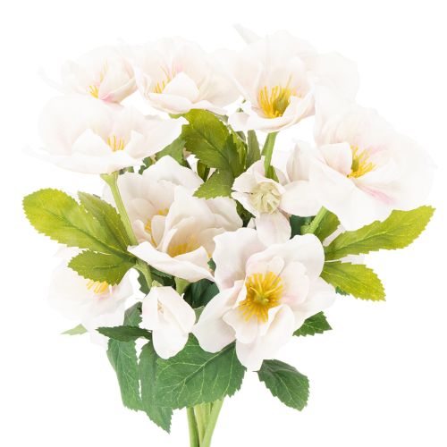 Ramo de rosas artificiales de Navidad, ramo navideño, 35 cm, 6 unidades comprar | Floristik24.es