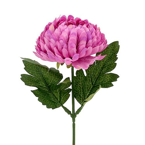 Floristik24 Crisantemo Rosa artificial Ø7cm L18cm