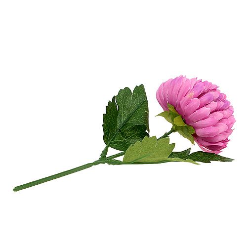 Floristik24 Crisantemo Rosa artificial Ø7cm L18cm