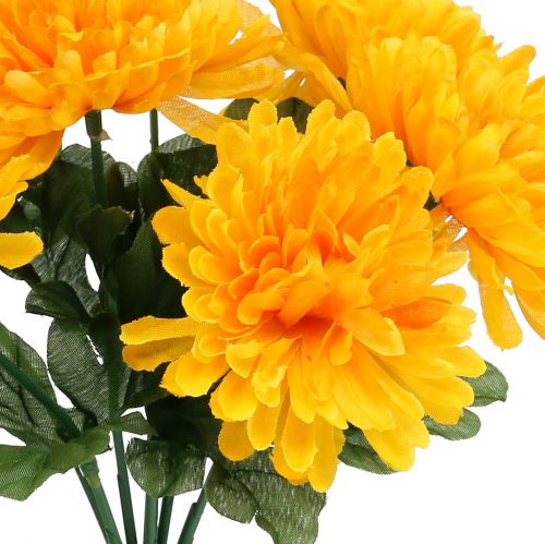 Artículo Crisantemo amarillo con 7 flores