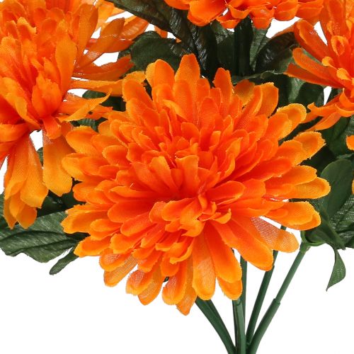 Artículo Crisantemo Naranja con 7 flores