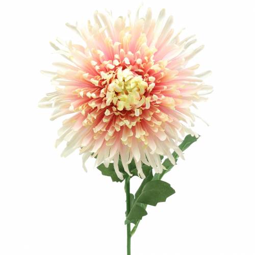 Floristik24 Crisantemo flor rama rosa artificial 64cm