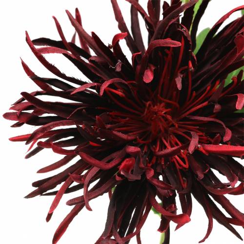 Artículo Crisantemo Rojo Oscuro 73cm