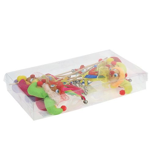 Floristik24 Arlequín en la barra 9cm x 6cm L26.5cm 6pcs