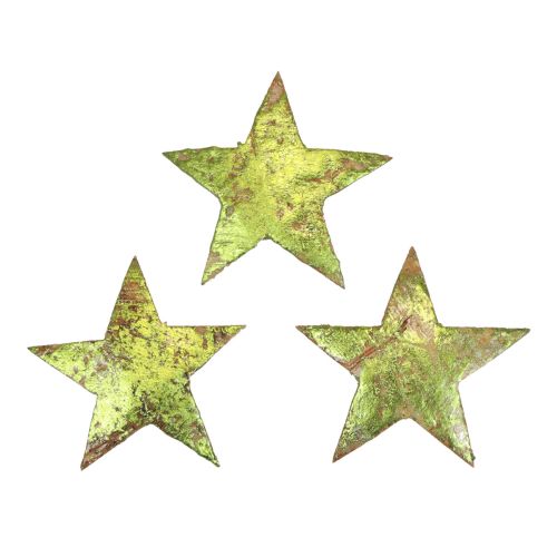 Artículo Decoración dispersa Estrellas navideñas verde coco Ø5cm 50ud