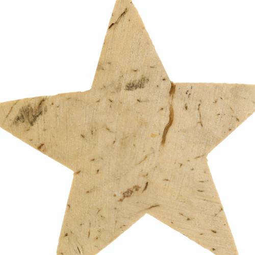Artículo Coconut star nature 5cm 50pcs decoración navideña decoración de mesa