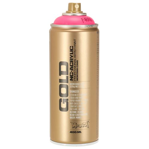 Floristik24 Spray de color rosa fluorescente Montana, latas de 400 ml