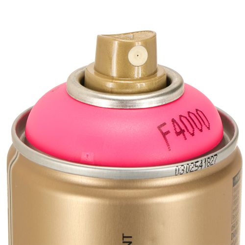 Artículo Spray de color rosa fluorescente Montana, latas de 400 ml