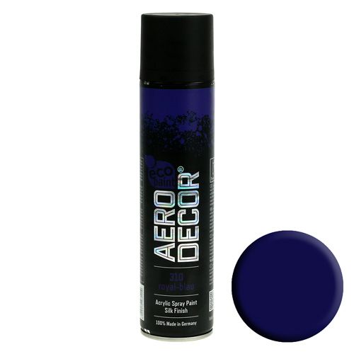 Floristik24 Spray de color seda mate 400ml azul royal