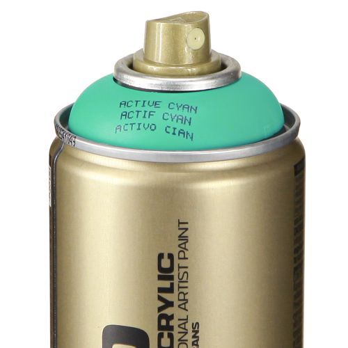 Artículo Spray de color turquesa, pintura en aerosol fluorescente, spray neón, cian, 400 ml