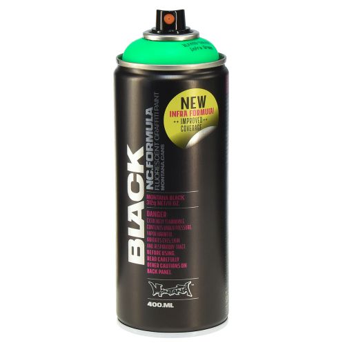 Pintura en aerosol de color verde fluorescente graffiti neón 400 ml