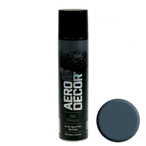 pintura en spray Acrílico Azul-Gris 400ml | Floristik24.es