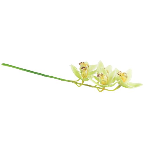 Artículo Orquídea Cymbidium artificial 5 flores verde 65cm