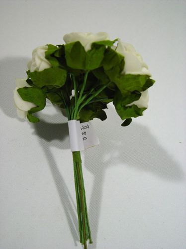 Floristik24 Mini floretes blancos (144 uds.)