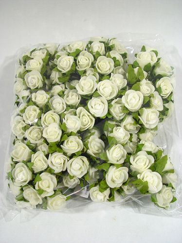 Floristik24 Mini floretes blancos (144 uds.)