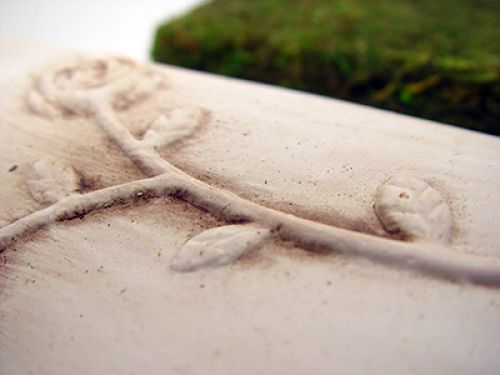 Floristik24 Libro musgo 32x20cm con cerámica página 3pcs