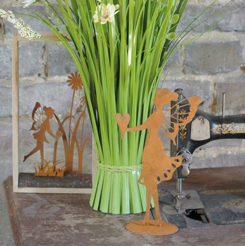 Floristik24 Figura decorativa elf rust H24cm
