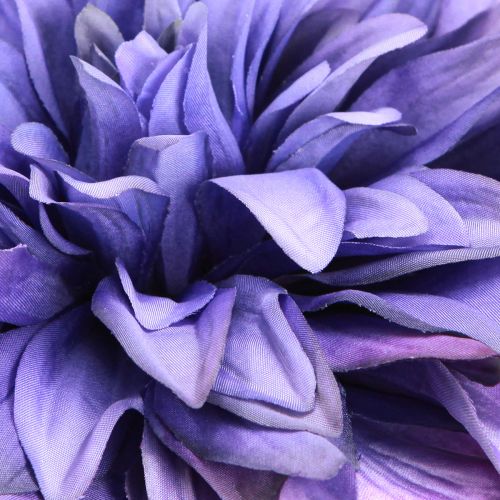Floristik24 Dalia artificial con flores grandes en violeta L58cm