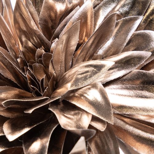 Flor de dalia artificial, de tallo largo con dos flores, 75 cm. | Floristik24.es